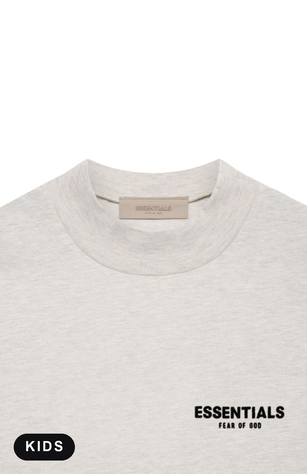 Light Oatmeal T-shirt Kids - Close-up