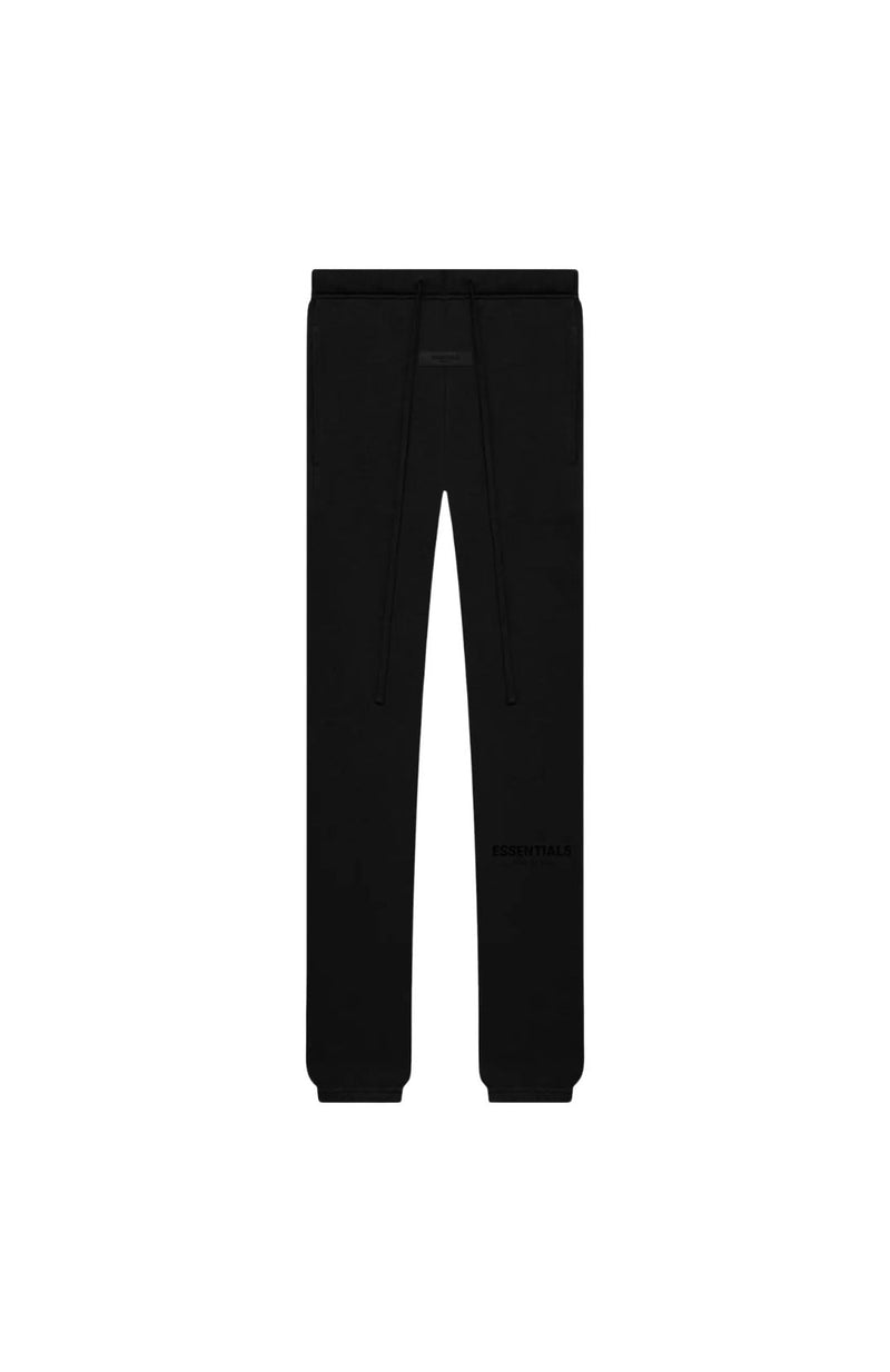 Fear of God Essentials Limo Black Full Set sweatpants in limo black front view