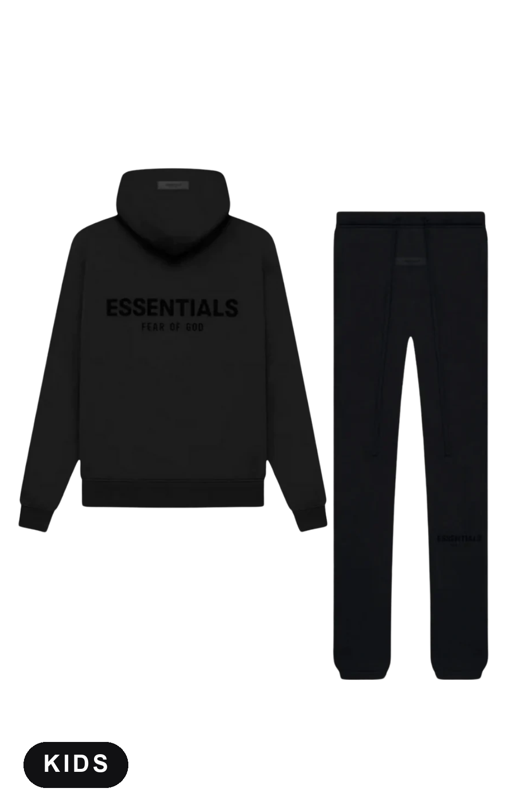 Fear of God Essentials Limo Black Kids Set - hoodie en broek