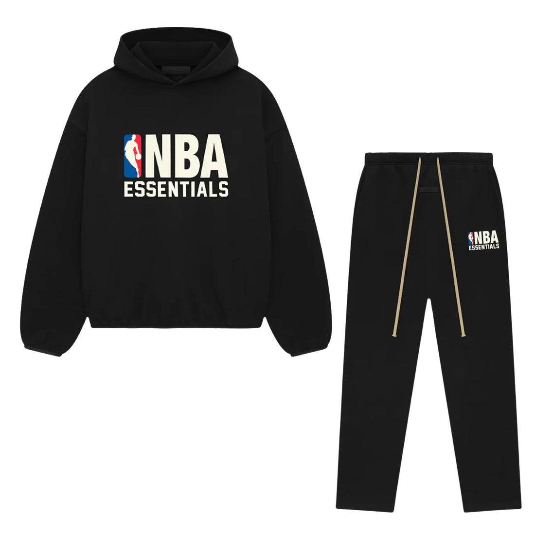 Fear of God Essentials NBA hoodie and sweatpants set in black