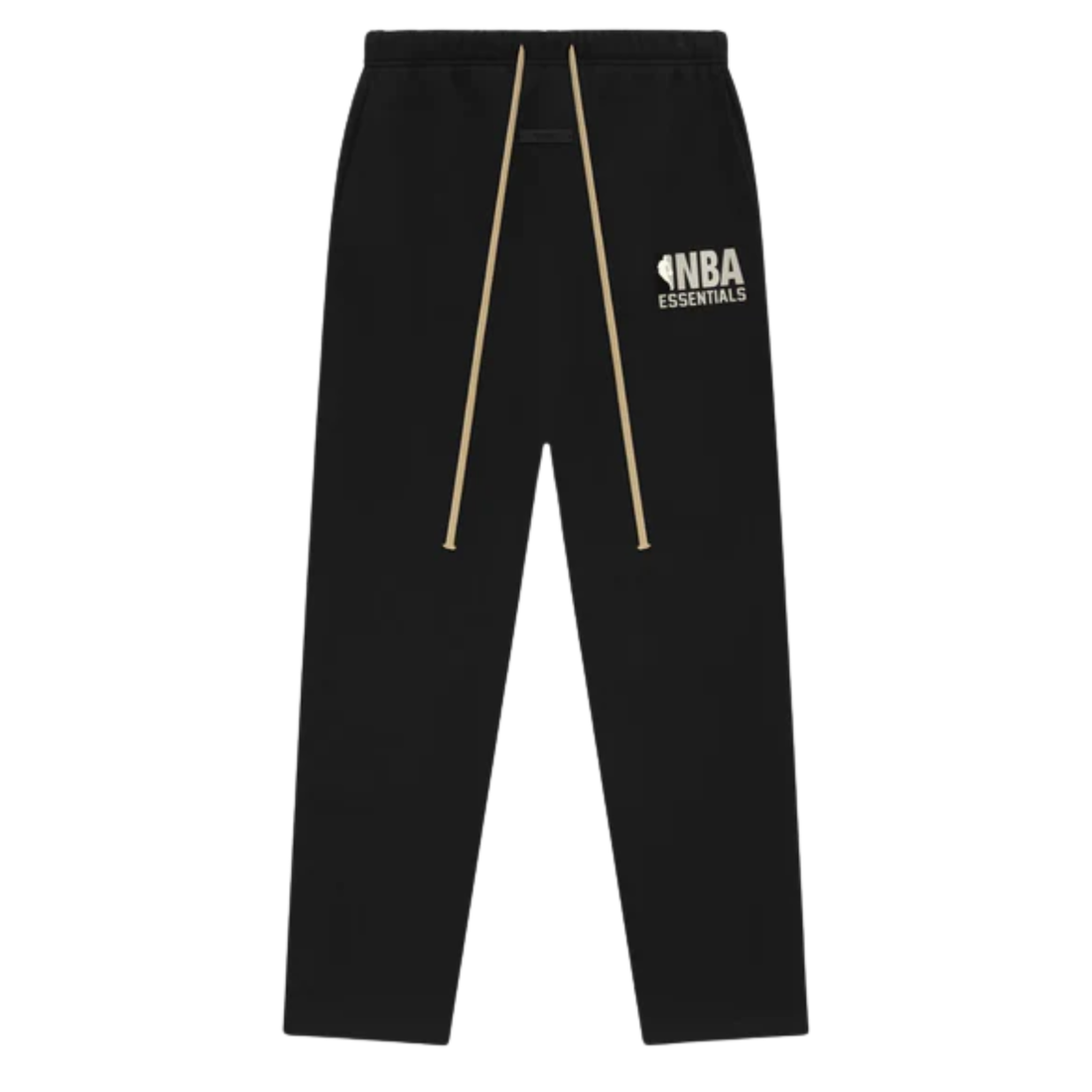 Fear of God Essentials NBA sweatpants in black grey front view