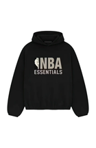 Fear of God Essentials NBA Black Grey Hoodie