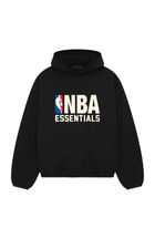 Fear of God Essentials NBA Black Grey Hoodie
