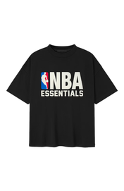 Fear of God Essentials NBA Black White T-Shirt