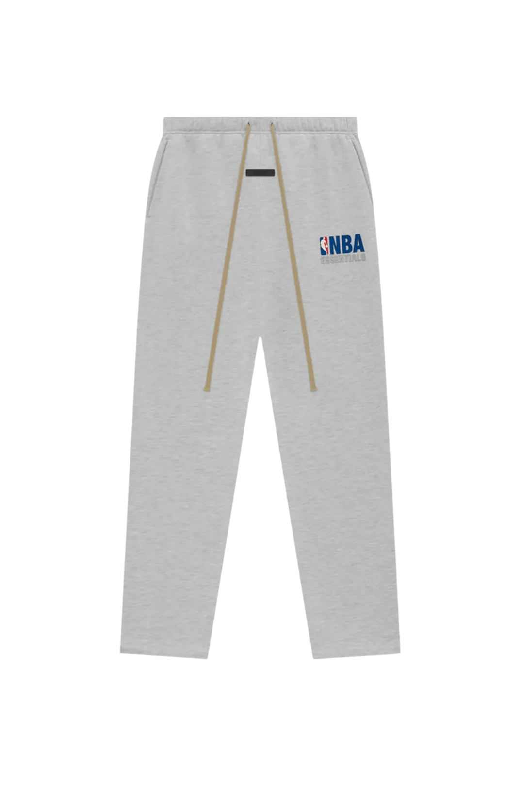 Fear Of God Essentials NBA sweatpants in light heather front view