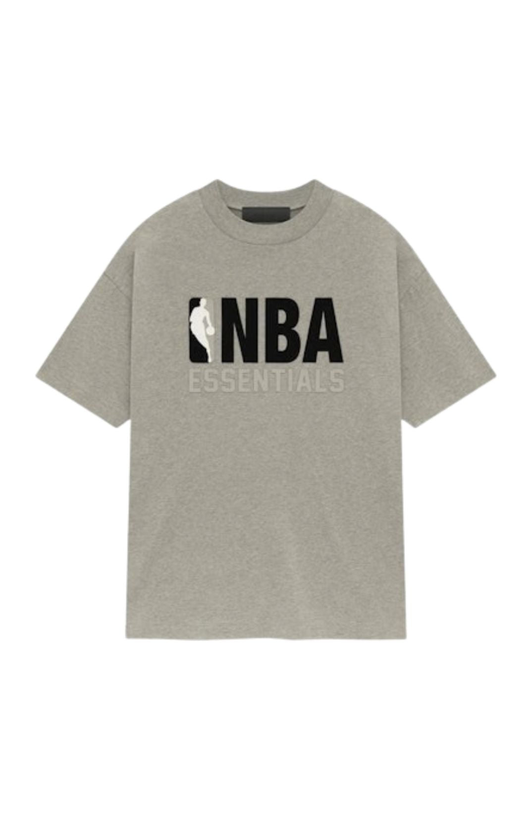 Fear of God Essentials NBA Warm Heather Summer Set t-shirt in warm heather front view
