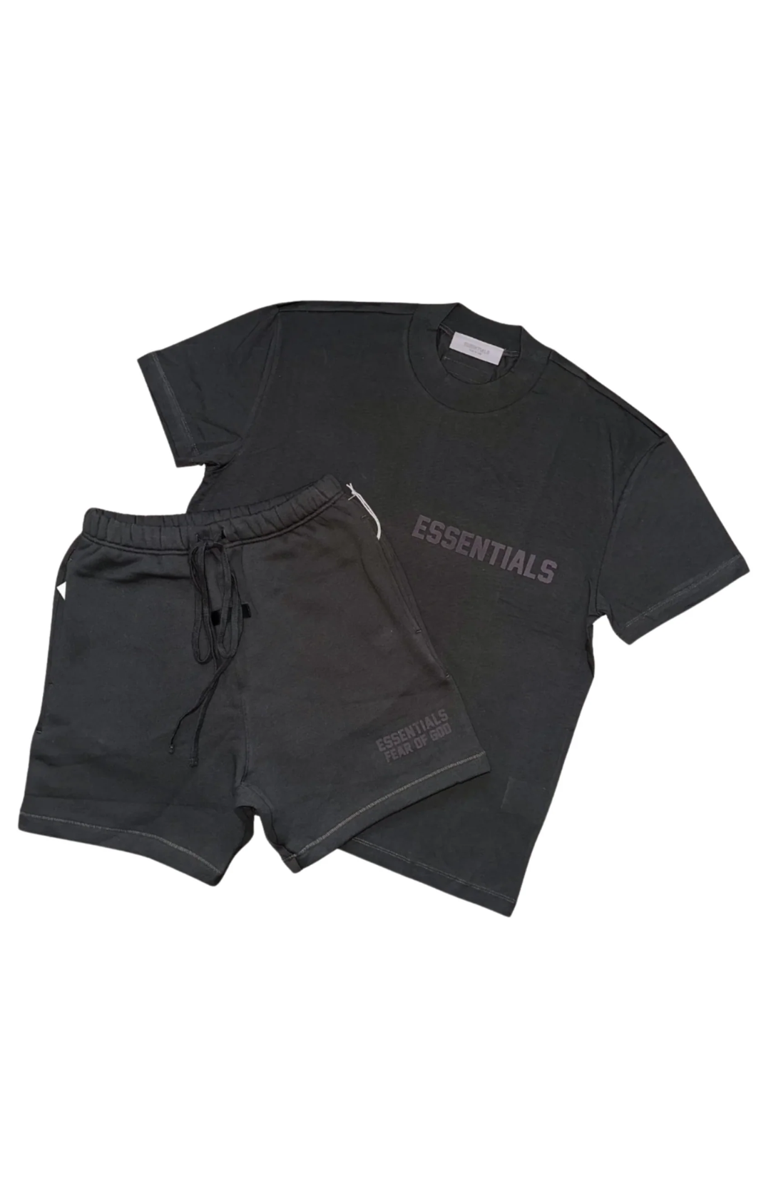 Fear of God Essentials Off Black Summer Set two-piece set in off black alternate view