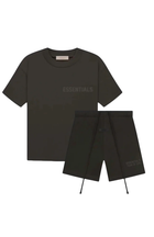 Fear of God Essentials Off Black Summer Set