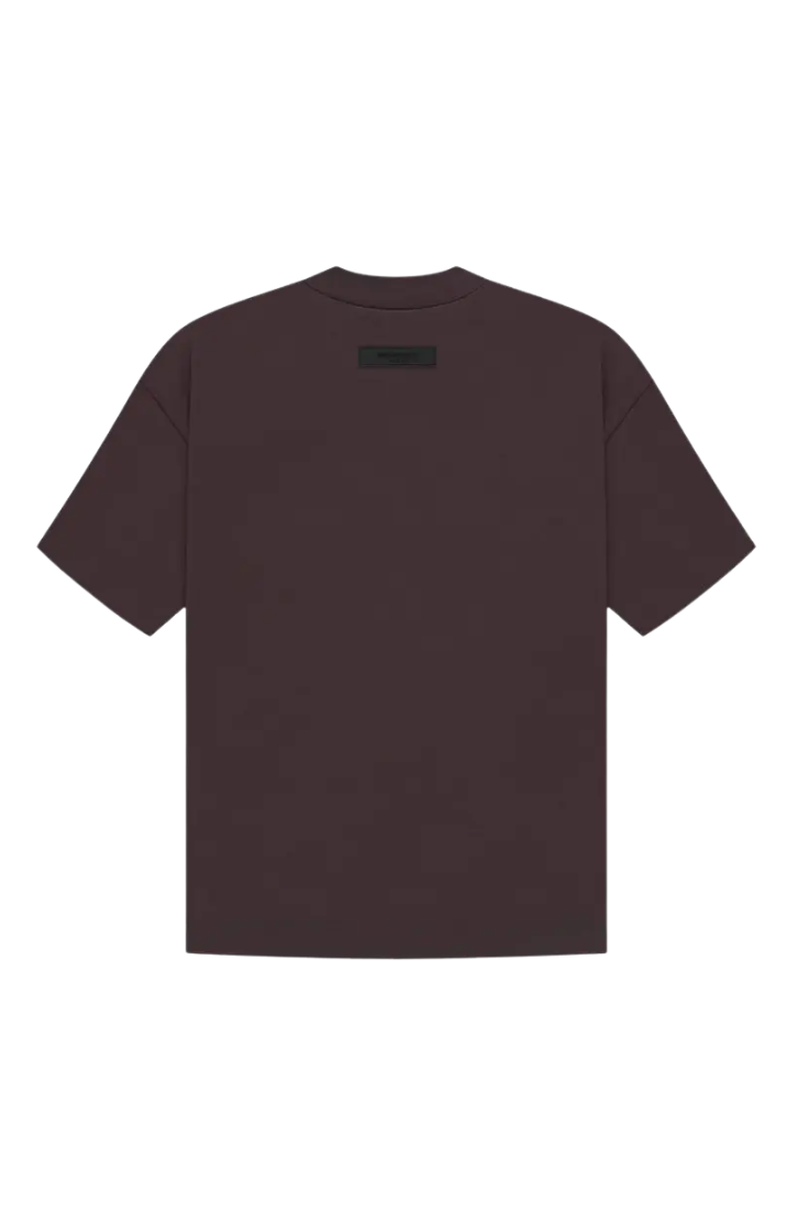 Fear of God Essentials Plum Summer Set t-shirt in plum front view