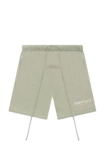 Fear of God Essentials Seafoam shorts in seafoam alternate view