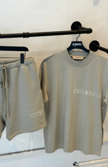 Fear of God Essentials Seal Summer Set two-piece set in seal