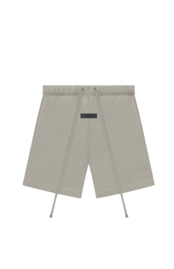 Fear of God Essentials Seal Summer Set shorts in seal front view