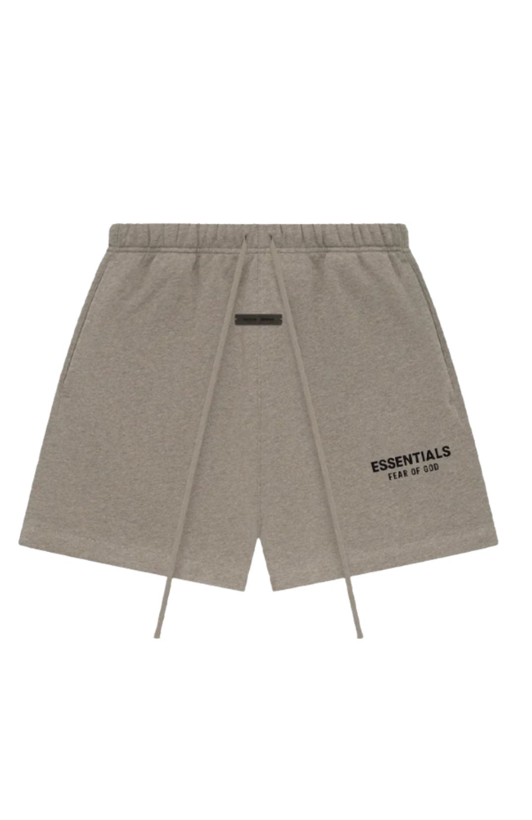 Fear of God Essentials SS25 Homestead Heather Summer shorts in homestead heather front view