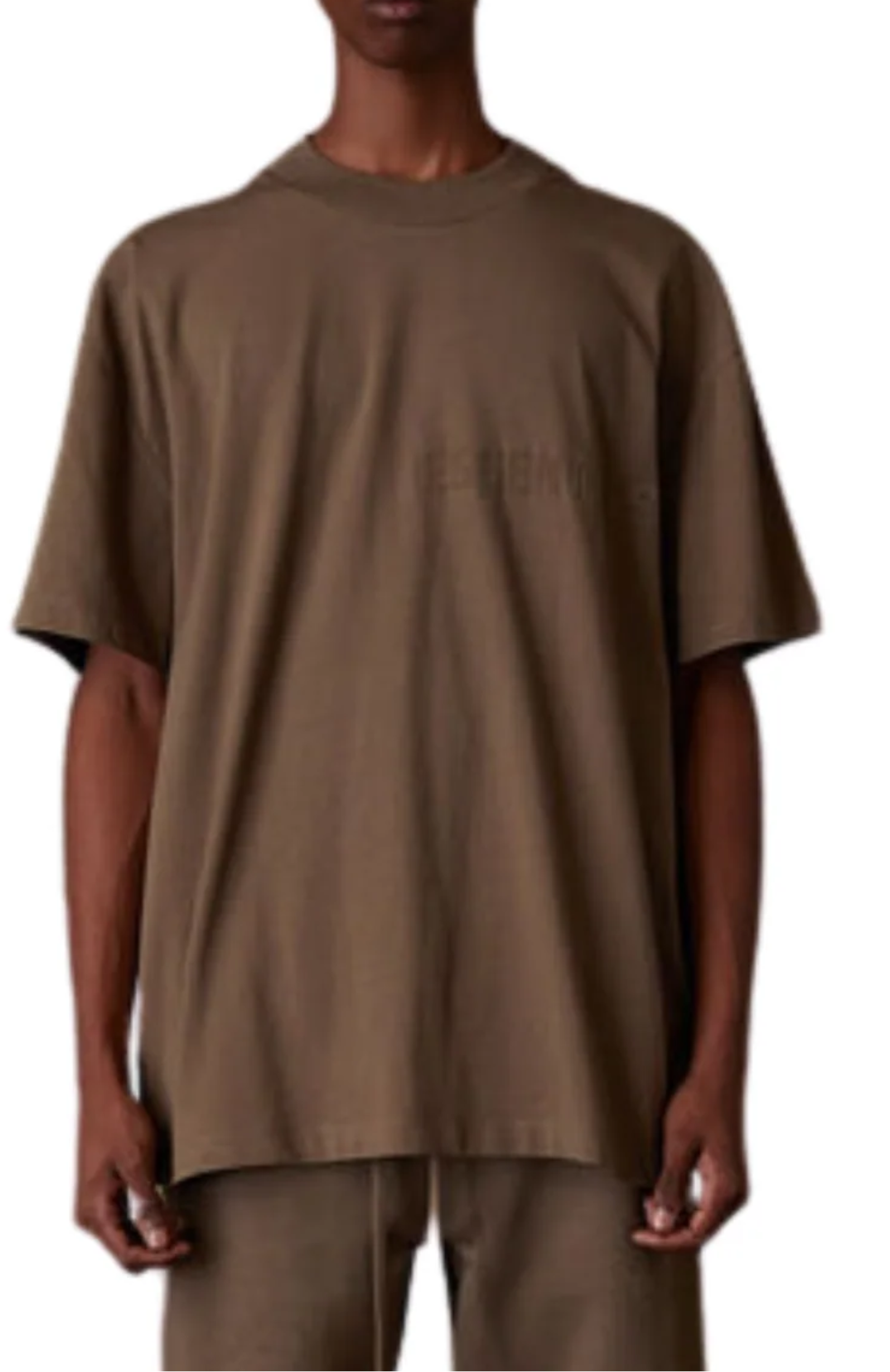 Fear of God Essentials Wood Summer Set hoodie and sweatpants set in brown