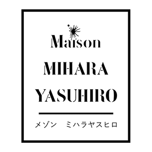 Maison Mihara Yasuhiro logo in white on black background