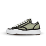 Maison Mihara Yasuhiro Peterson OG Sole Canvas Low Frayed Khaki sneaker in khaki side view
