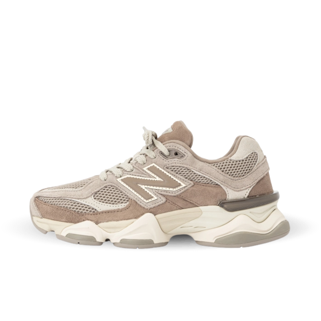 New Balance 9060 sneaker in arid stone mushroom