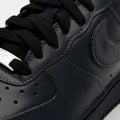 Nike Air Force 1 Low 07 Black sneaker in black close-up view