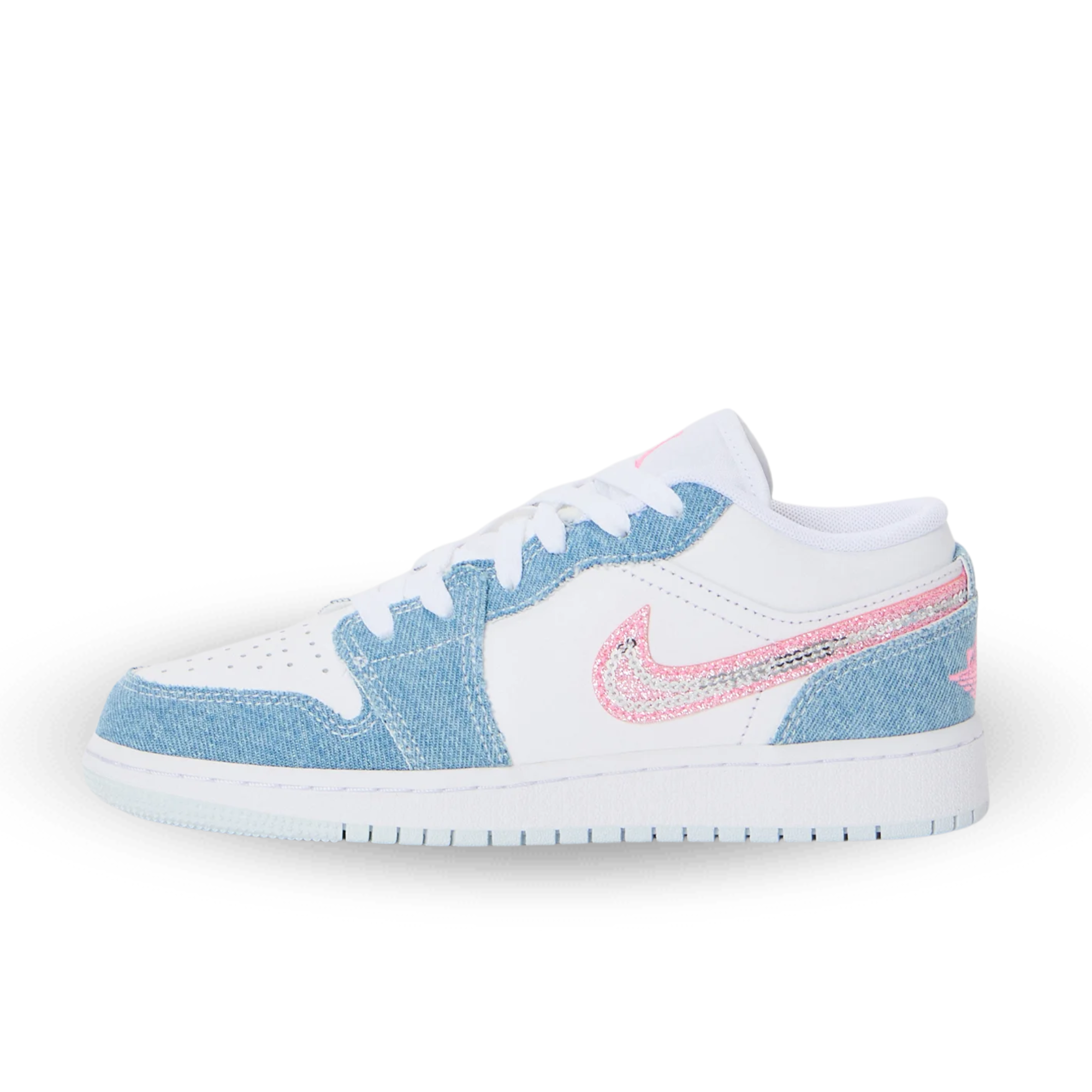 Air Jordan 1 Low SE Denim Sequin - HQ2001-400