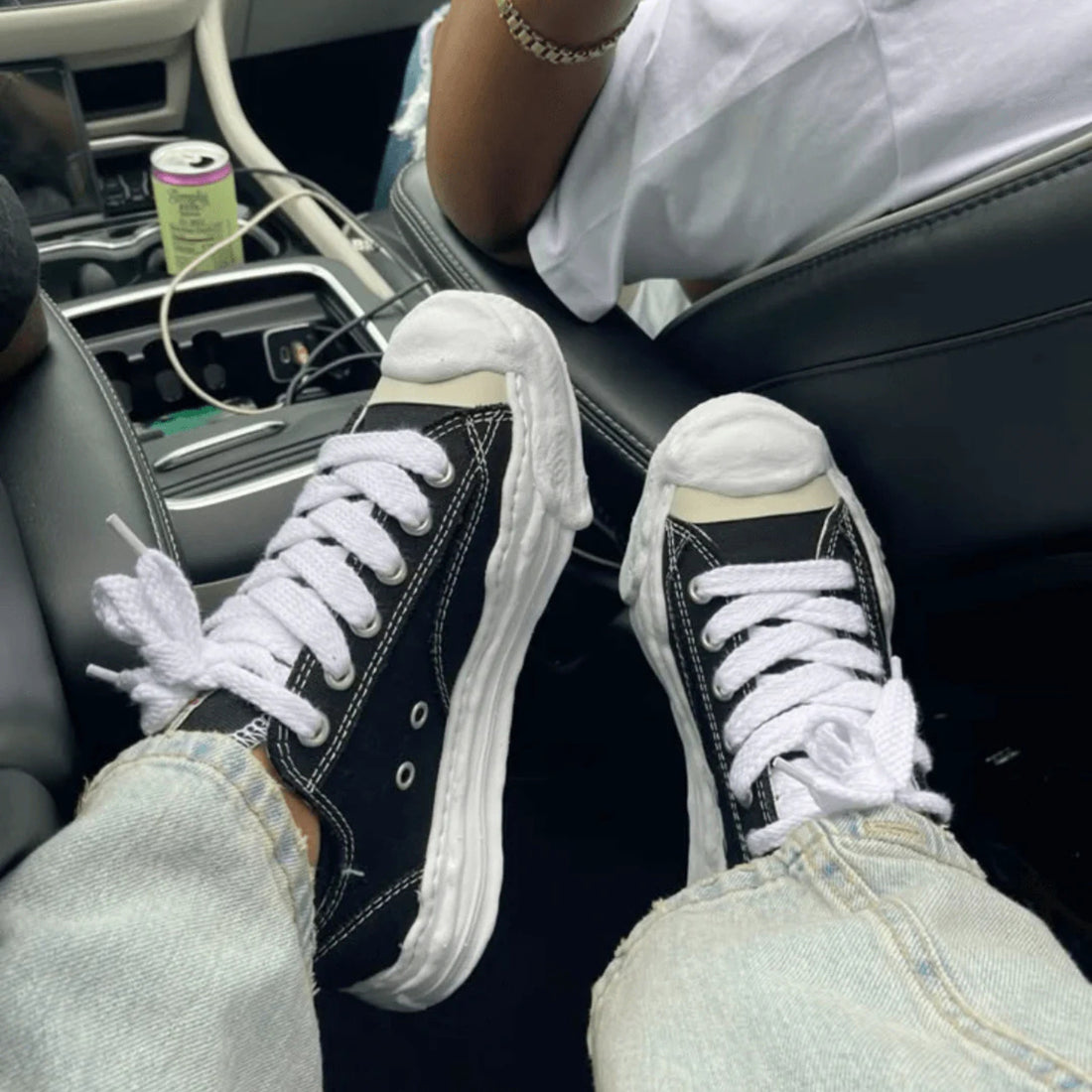 Maison Mihara Yasuhiro Hank OG Sole Canvas Low Black