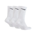 Nike Everyday Cushioned Sports Socks 3-Pack White back view