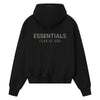 Fear of God Essentials Classic Fleece Hoodie Jet Black