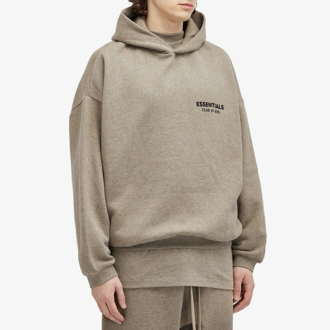 Fear of God Essentials Heather Grey Hoodie