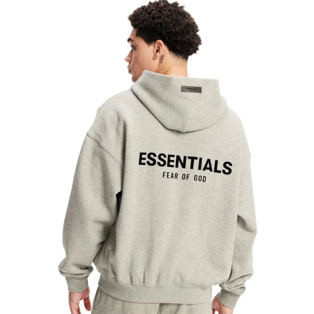 Fear of God Essentials Dark Oatmeal Hoodie