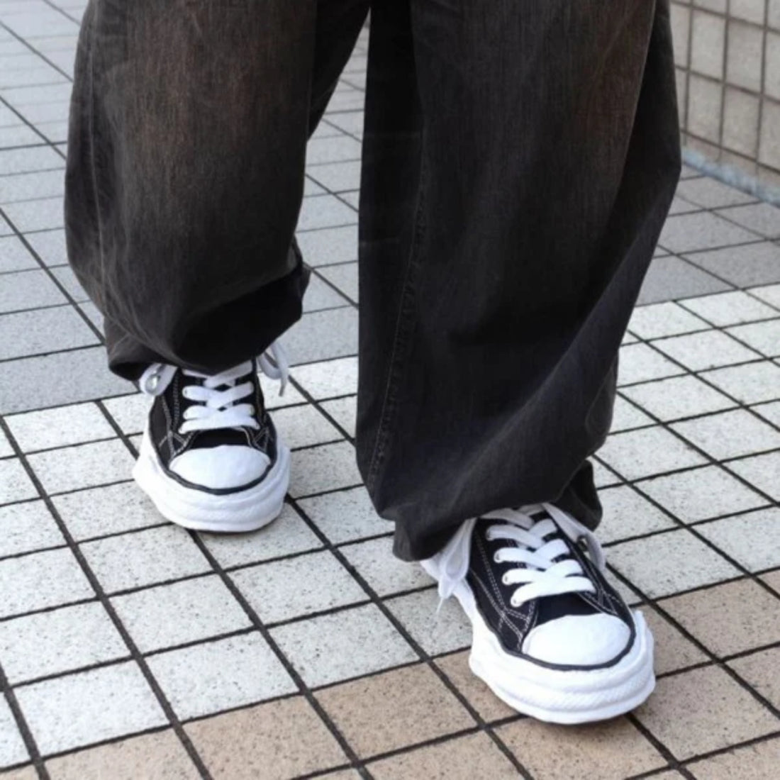 Maison Mihara Yasuhiro Peterson 23 OG Sole Canvas Low Black