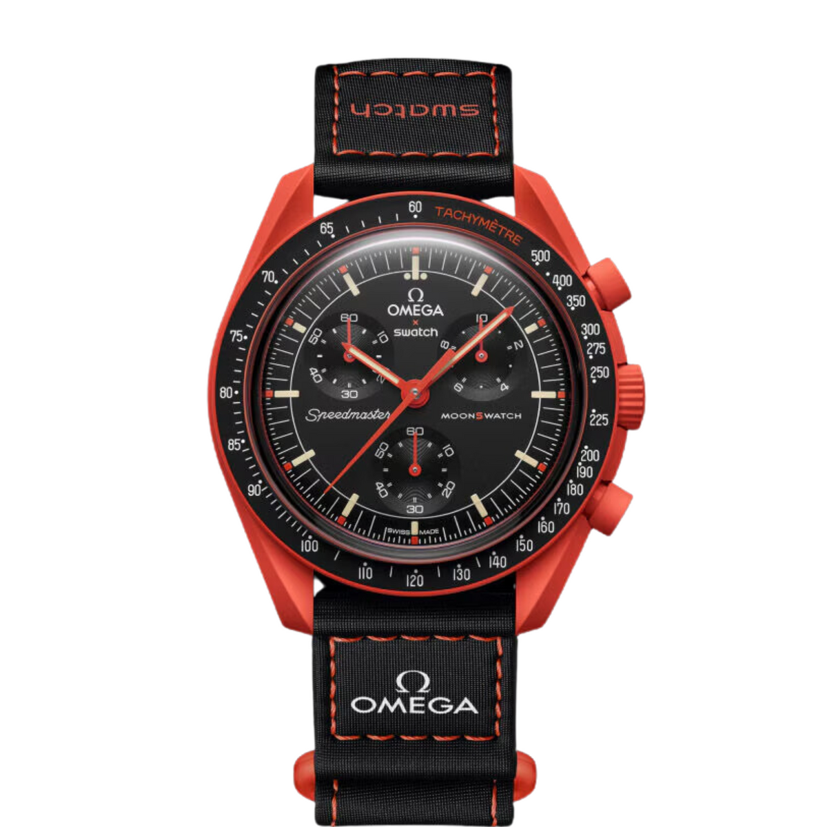 Swatch x Omega Bioceramic Moonswatch Mission On Earth Lava