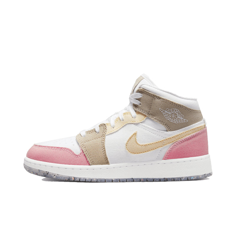 Air Jordan 1 Mid Pastel Grind (GS)