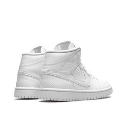 Air Jordan 1 Mid White Snakeskin (W)